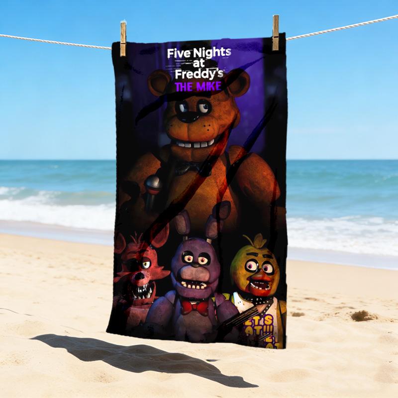 Fnaf Mike Stylish Digital Printing Beach Towel Quick Drying Absorbent Blanket For Beach Pool Gym Travel Christmas Gift C9211958