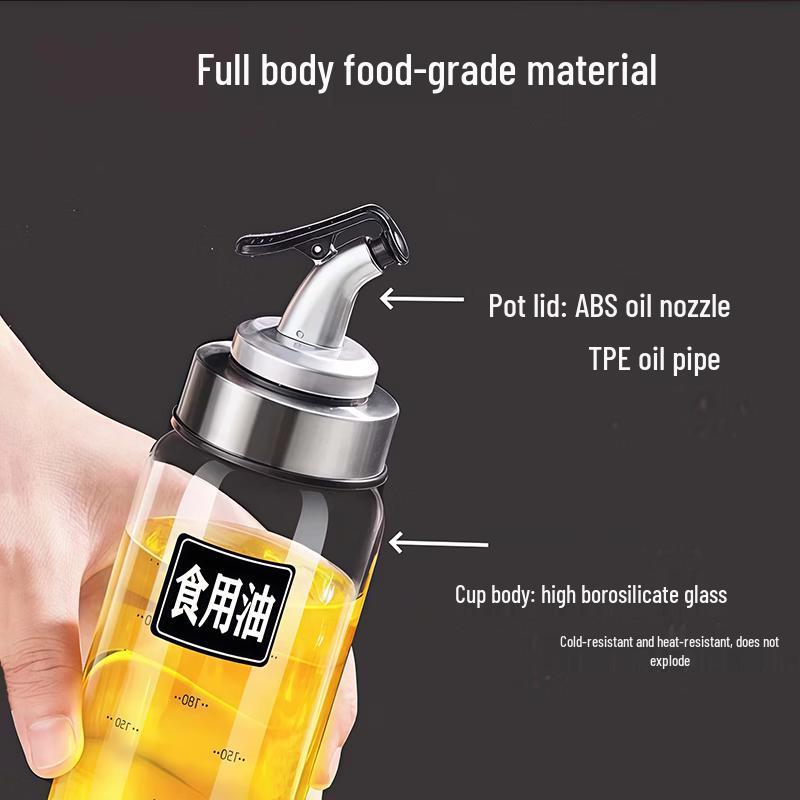 SPSR Glass Oil and Vinegar Dispenser Set