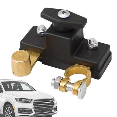 12V 24V Car Battery Power Off Switch Car Battery Disconnect Switch Isolator Brass Battery Disconnect Knob For Marine Truck RV