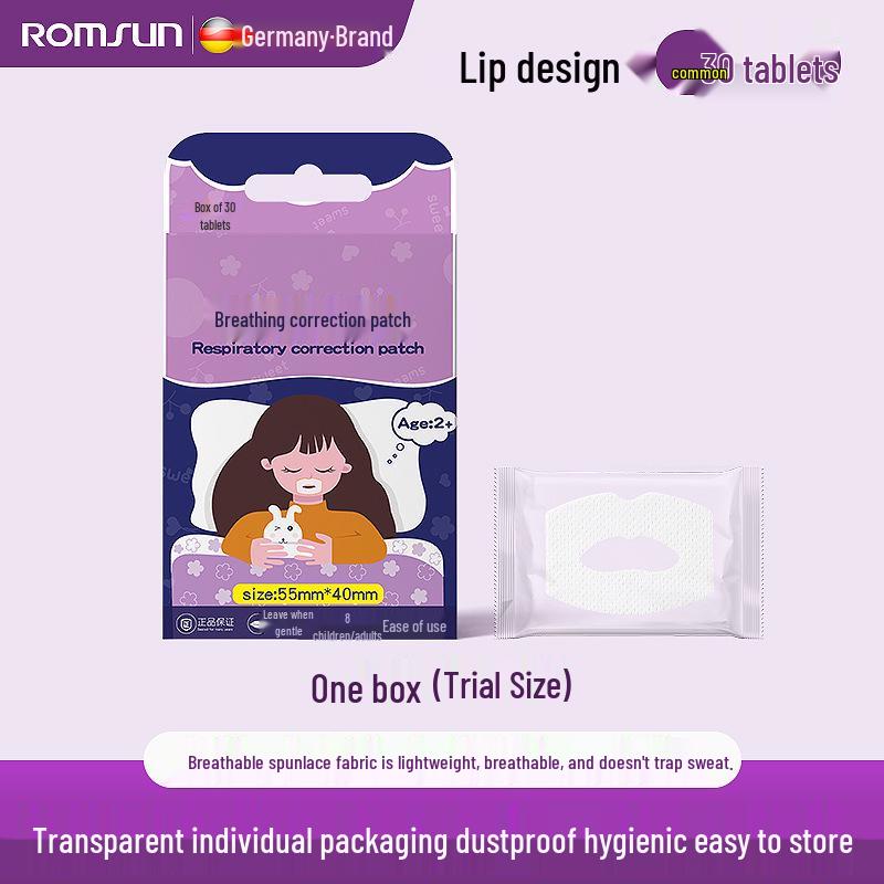 

Детские пластыри для коррекции дыхания против храпа [в индивидуальной упаковке]