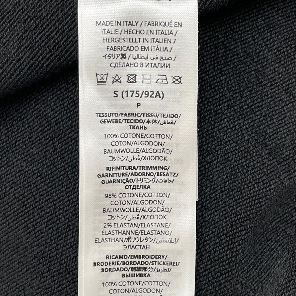 Gucci [/Domestic Genuine] 784413 Cotton Jersey Logo Patch Crew Neck Sweatshirt/ Tops S grayUsed