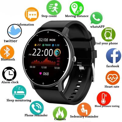 Round Smart Watch ZL02C PRO Women Men Sport Fitness Smartwatch Sleep Heart Rate Monitor Waterproof Watches For IOS Android