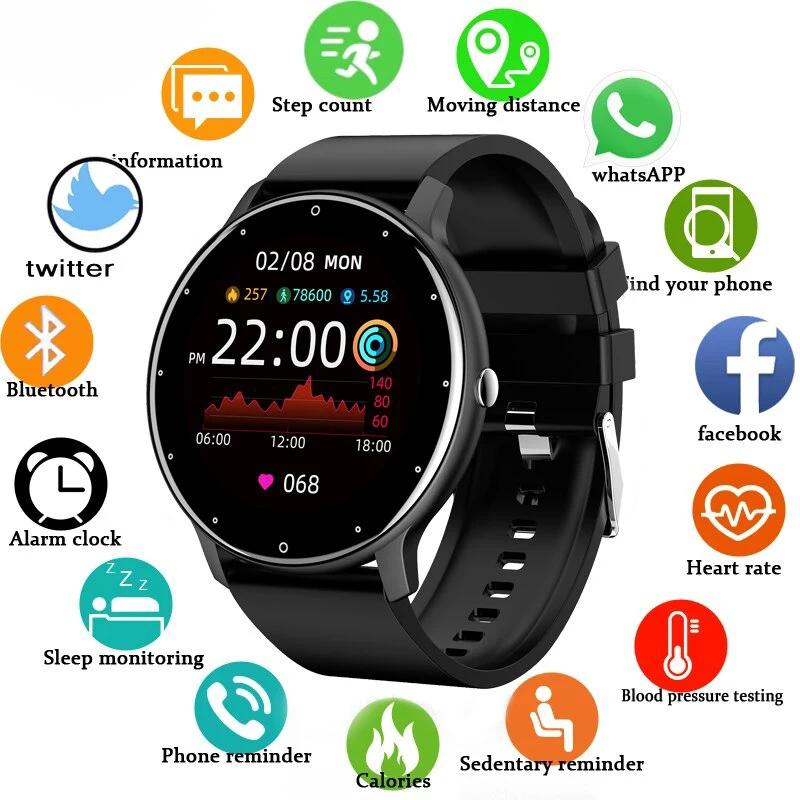 Round Smart Watch ZL02C PRO Women Men Sport Fitness Smartwatch Sleep Heart Rate Monitor Waterproof Watches For IOS Android