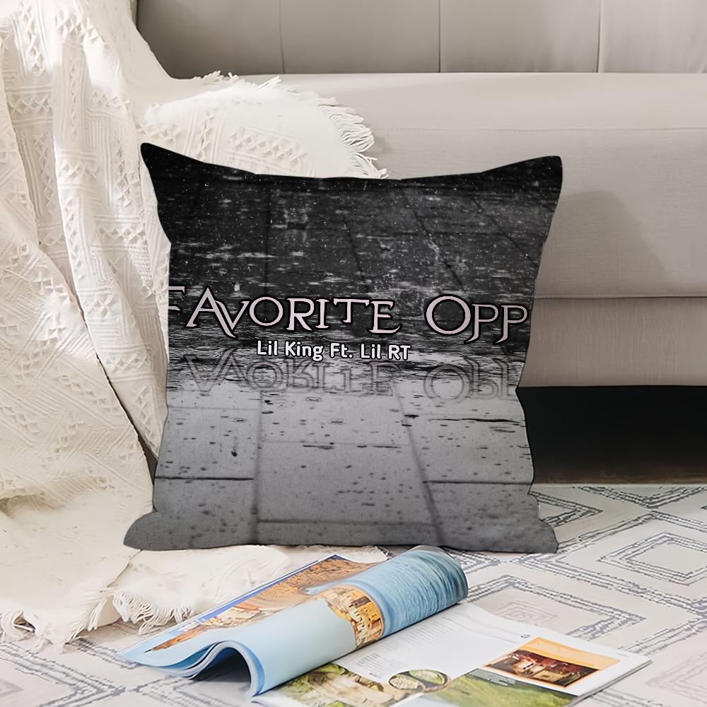 Lil RT Rapper Pillow Case Office Cushions Suitable For Sofa Car Bedroom Decorative Cushion Cover