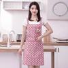 New Breathable Flower Kitchen Apron Cotton Korean Style Cooking Smock Wear-resistant Cooking Baking Bibs for Women Girl