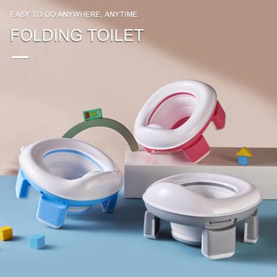 Tragbarer Baby-Toilettensitz, sicher, bequem, praktisch, faltbares Design, breite Anwendung, Baby-Toilette für unterwegs