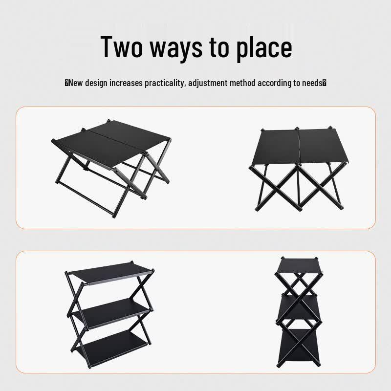 Lü Guan Multi-Layer Folding Camping Side Table