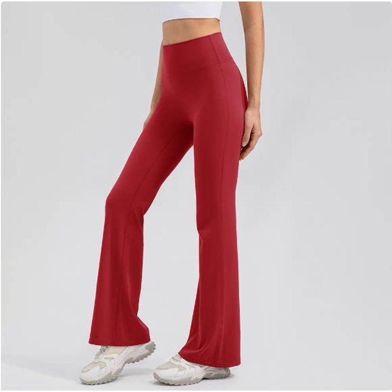Sexy Milk Brown High Waist Hip Lift Micro-Pull Fitness Trousers