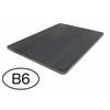 Rounded Corner Steel Plate B6, 4.5mm Thick, B6 Size (182mm x 128mm) PL-B6-4.5
