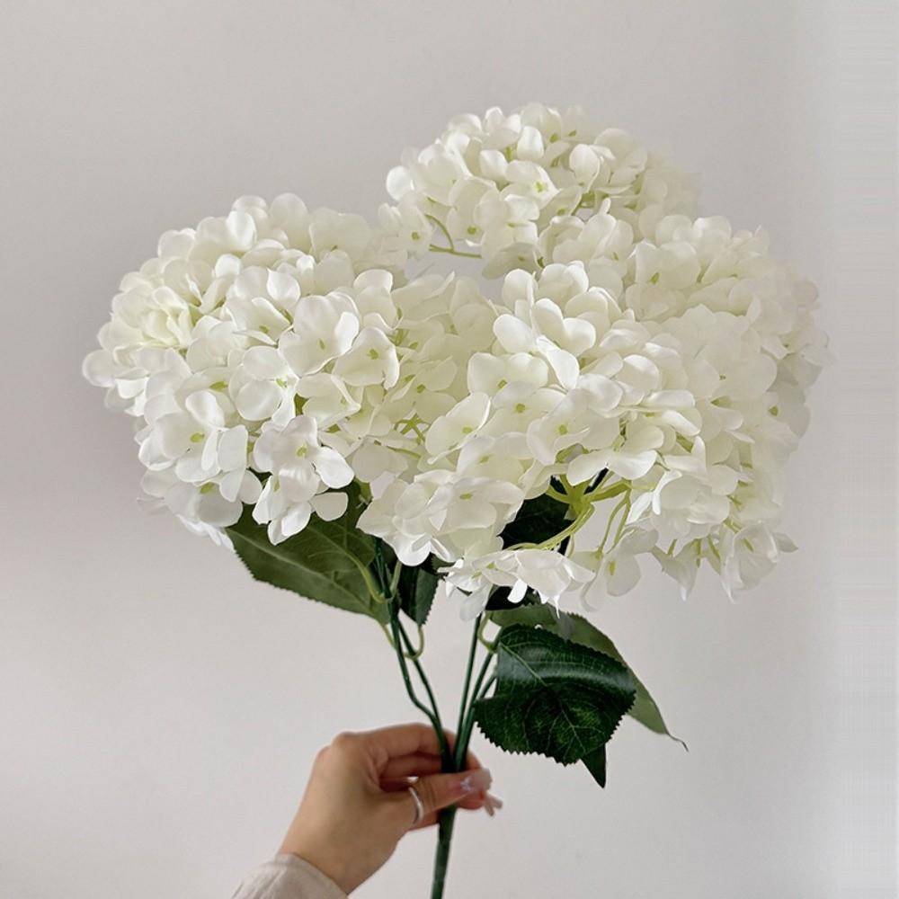 Multi-head Simulation Hydrangea Bouquet Big Head DIY Artificial Flower Bouquet Floral Arrangement French Hydrangea