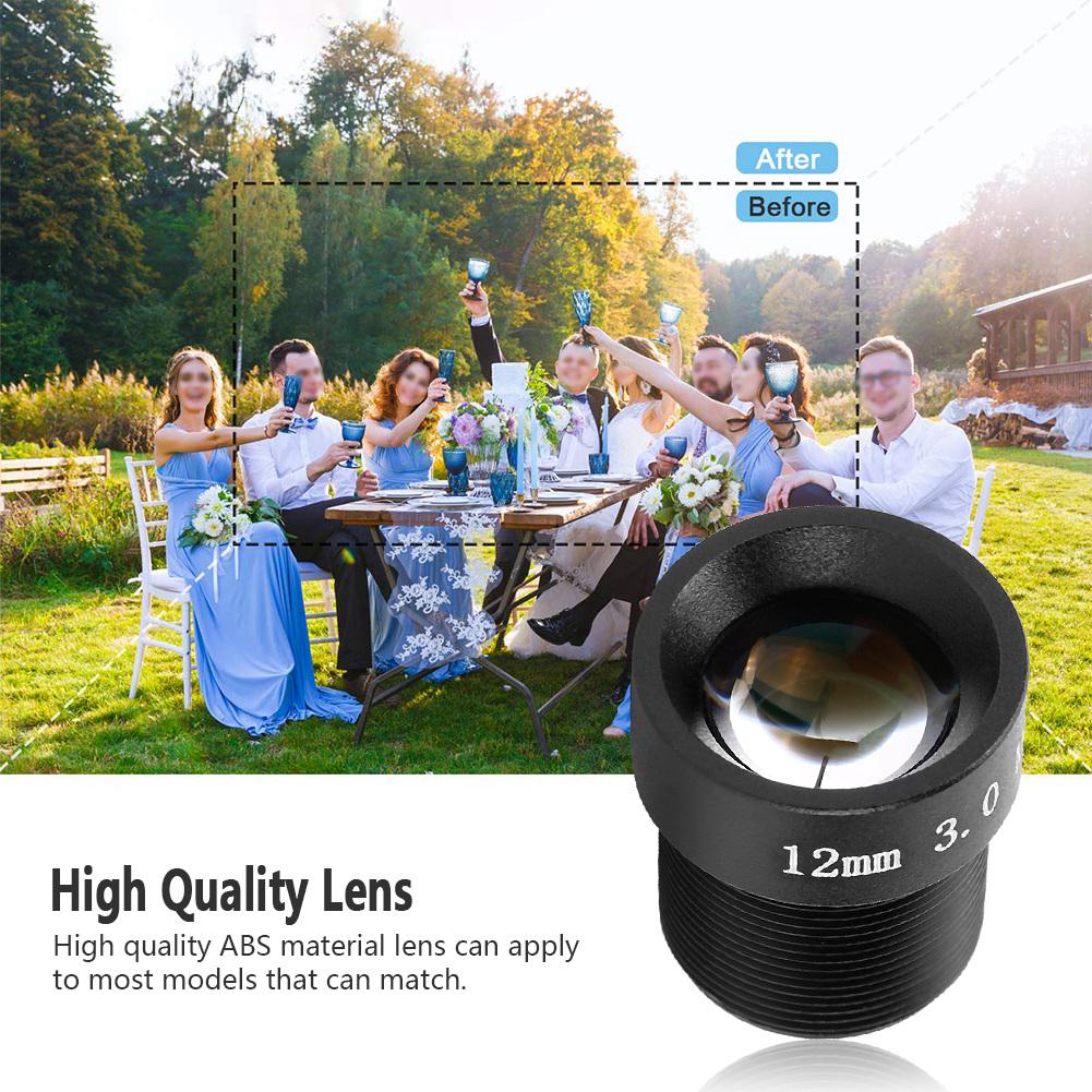 CCTV 3MP 12mm Focal-Length Board Lens Smart Surveillance Replacement Parts for Security Camera