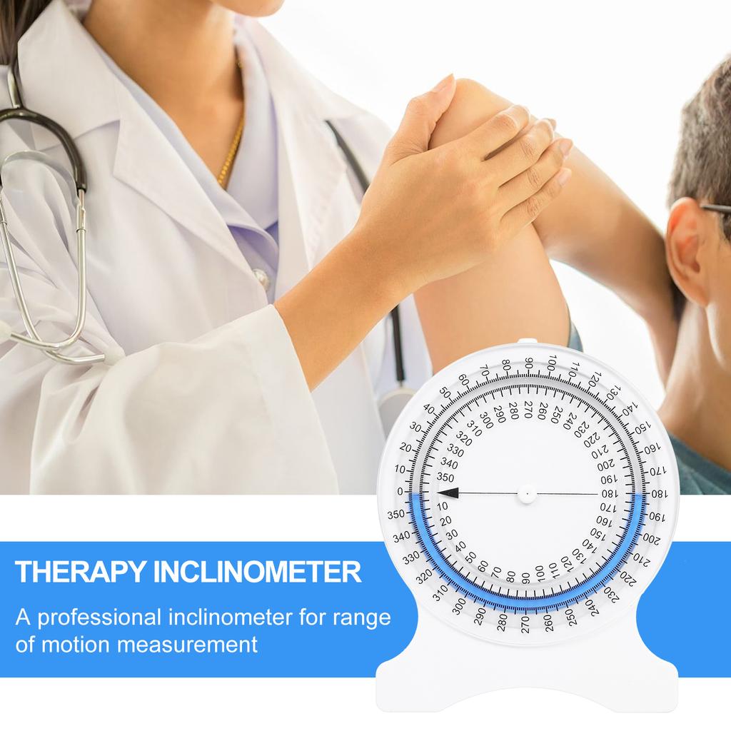 Inclinometro Terapeutico PT Inclinometro ROM Angolo di Movimento Angolatore Rapportatore Strumento di Misurazione della Mobilità Articolare per Fisioterapia