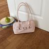 Large-capacity Commuter Retro Simple Casual Crossbody Bag for Women with Shoulder Strap and Underarm Closure