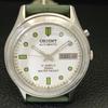 VINTAGE ORIENT AUTOMATIC 46943 JAPAN MENS WHITE COLOR DIAL WATCH a700641-5 R204-a700641