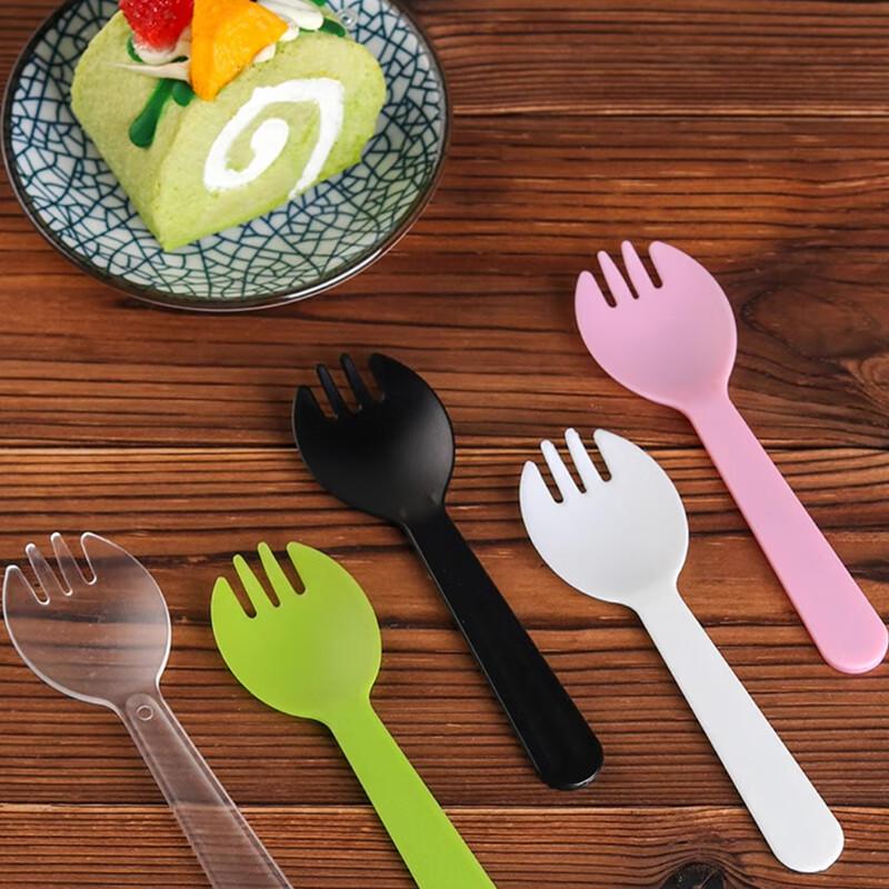 Sheng Bi Lai Disposable Plastic Fork & Spoon Set