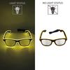 Festival Glowing Glasses With Lights Birthday Luminous LED Party Glasses Bar Club Props Fluorescent Neon Glasses Supplies