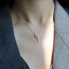Personalized Design Diamond-inlaid Pendant Necklace Simple Temperament Light Luxury Niche Collarbone Chain