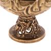 1Pc Retro Alloy Small Lotus Mountain Hollow Out Incense Stick Burner Incense Holder With Cover Home Decoration Crafts