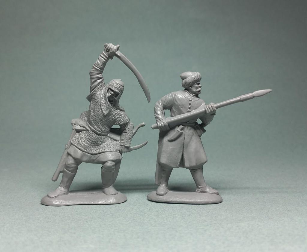 Kit Soldier 17th Century Polish Warriors Plastic Figures KSU32015 1/32 (8 Figures) (Human)