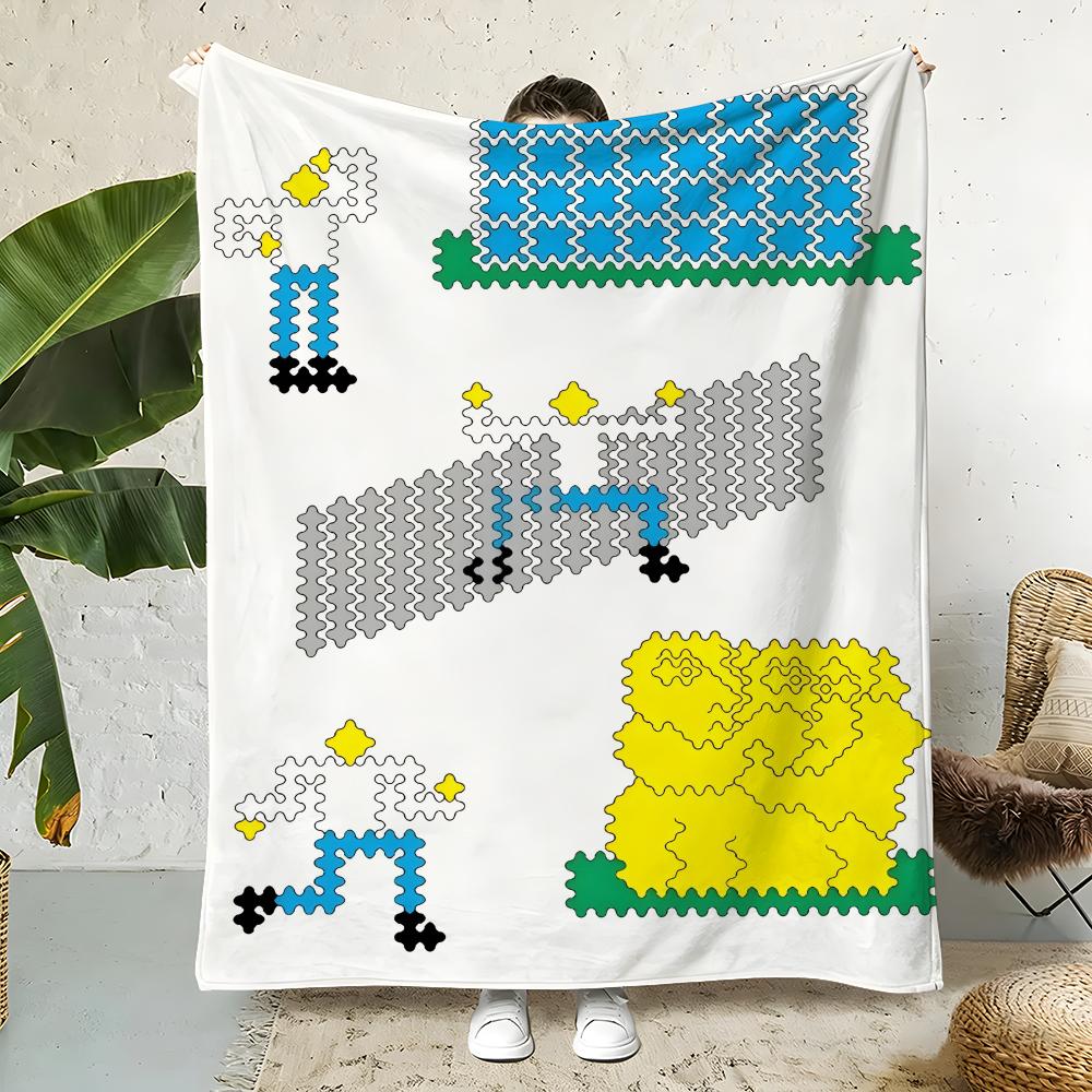 Artist J-JoeODonnell Throw Flannel Throw Blanket,Bed Home Office Nap Blanket Travel,Camping,Picnic Blanket Soft Decor 75x90cm
