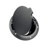 For Jeep Wrangler JK 2007-2017 Fuel Tank Cover Car Oil Tank Cap Cover Chrome Black Styling Accessories