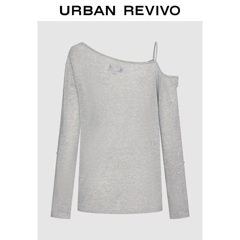 UR Women's Off-Shoulder Rhinestone Knit Top