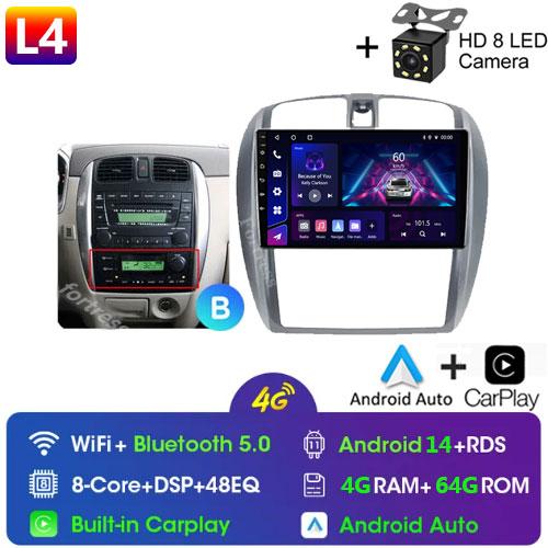 Fortress 8G+128G QLED Car Radio For Mazda 323 BJ 2000-2003 Multimedia Video Player Auto Navigation Android 13 2din DVD Head Unit