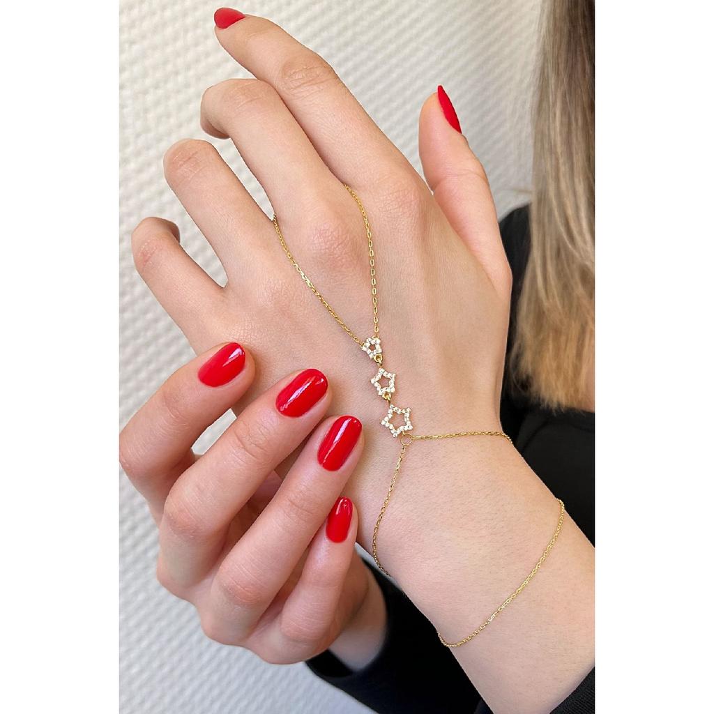 925 Sterling Silver Row Stars Ahmeran - 45099900