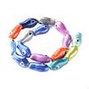 Ceramic Fish Beads Strand Charms Animal Shaped Straight Hole Colorful 16Pcs/Strand for Jewelry