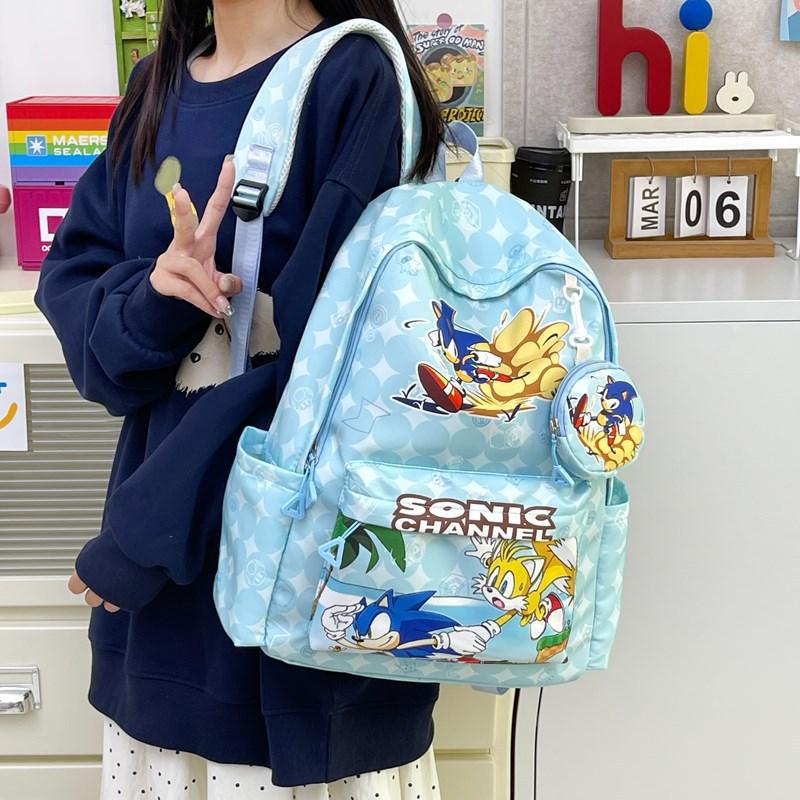 Large Capacity Primary School Students Make-Up Schoolbag Cartoon Cute Foreign Style Printing Boys And Girls Backpack Children'S Backpack