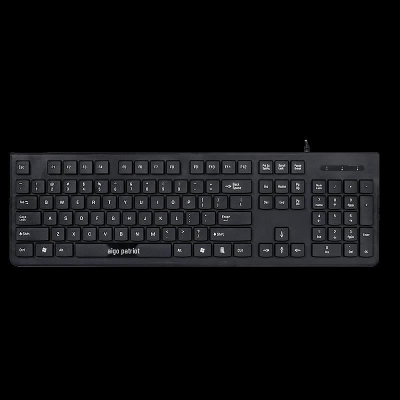 Aigo W923 Chocolate Wired USB Keyboard