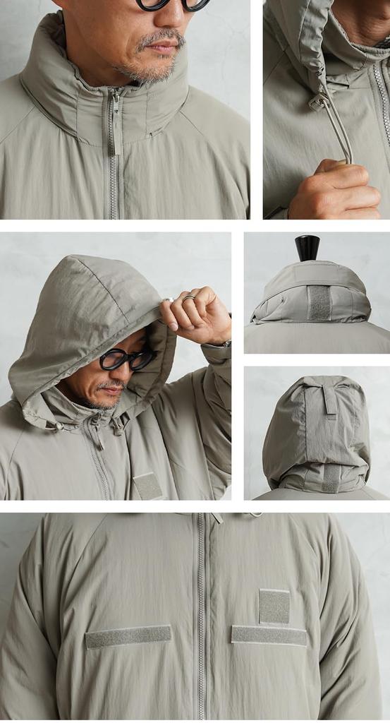 WAIPER US Military ECWCS Gen III Level 7 PrimaLoft Pertex Unlimited inc. Jacket, [WP1008] (S, Black)