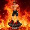 25cm New One Piece Ace Gk Fantasy Third Anniversary Super Huge Collect Figures Trendy Statue Anime Decoration Christmas Gift