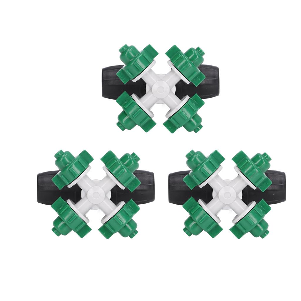 10 Sätze Nebeldüse Kunststoff Zerstäubungskreuzsprüher Zubehörset für Bewässerung