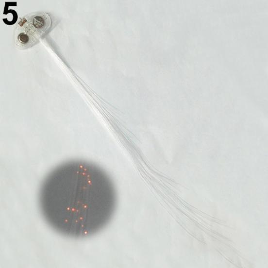 

Украшение для волос. Модная светодиодная заколка - прядка для волос на батарейках