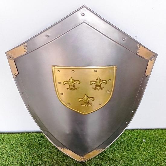 

Хэллоуин Средневековый Лист Дизайн Черный Алюминиевый Щит Щит Реквизит Реплика