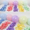 BTZO Balloon 100 Pieces 10-inch Round Macaron Color Latex Balloons Pastel Matte Decoration Birthday Wedding Store Display Party Sports Day Cultural
