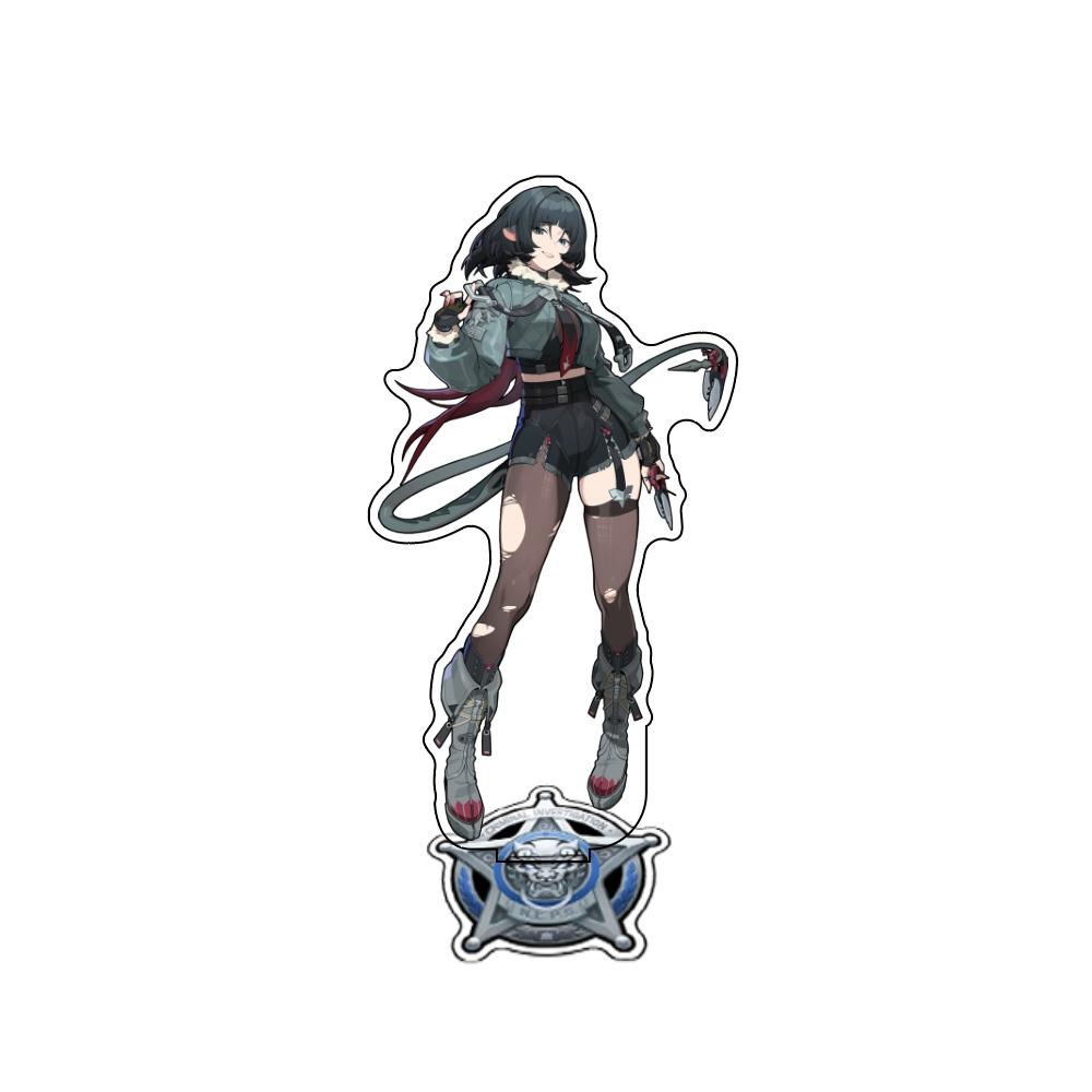 New Hot Game Zenless Zone Zero Vivian Hugo Vlad Jane Doe Von Lycaon Nicole Acrylic Stand Model Plate Desk Decor Collection