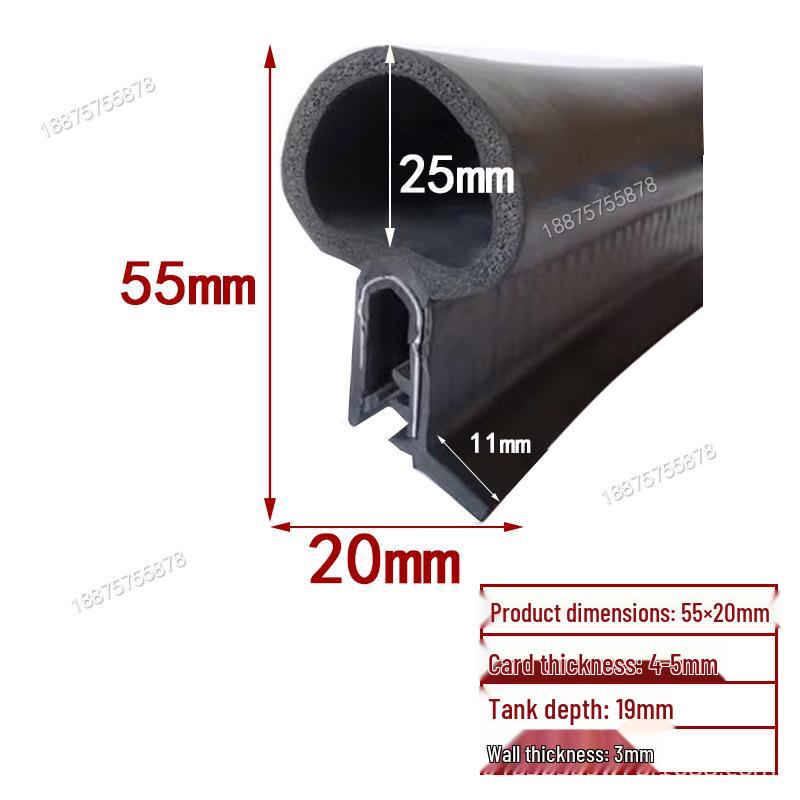 U-Shaped Rubber Seal Strip: Waterproof, Dustproof, Anti-Collision for Cabinets and Car Doors