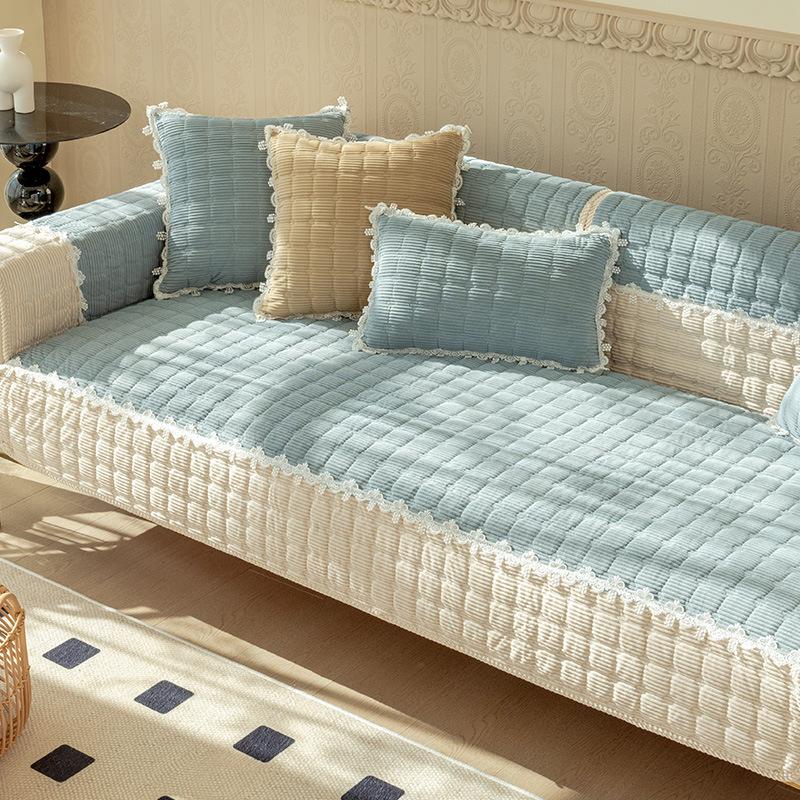 Winter Winter Corduroy Sofa Cushion Warm and Simple Cover Towel Cushion Sofa Cover