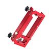 Door Hinge Jig Aluminum Alloy Router Template Kit Adjustable Mortise Jig for 2.5in 5in Length and Thicknesses 1 4in 5