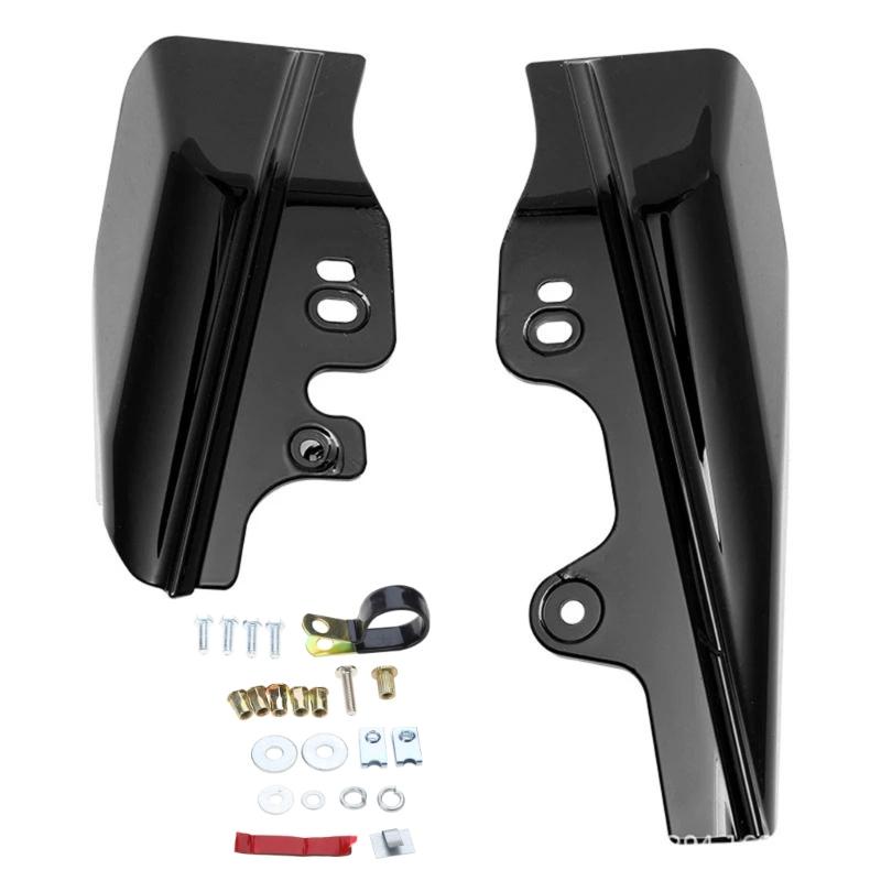 Mid-Frame Air Deflector Heat Shield Under Seat Engine Air Deflector for Touring-Street Electra-Glide Road-King 2001-2008
