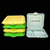JingJingRS Disposable 4-Compartment Takeout Meal Boxes with Lid