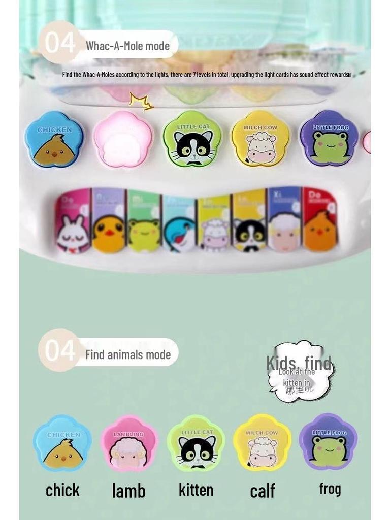 Dreamy Snow Flower Musical Keyboard: Toddler & Infant Teaching Piano with Flashing Lights