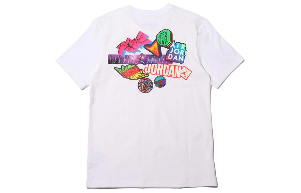 Jordan T-Shirts Herren Rundhals Mittlere Normale Passform XL pink