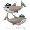 Pirate Corsair 18" Shark Round Foil Balloon - Birthday Party Decoration