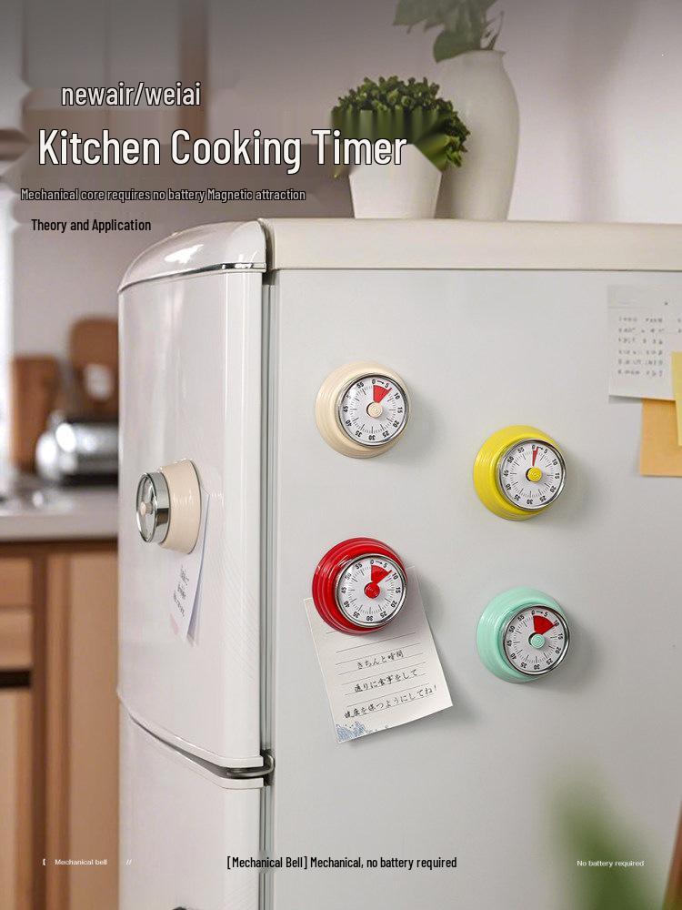 Magnetic Kitchen Timer & Countdown Clock with Alarm