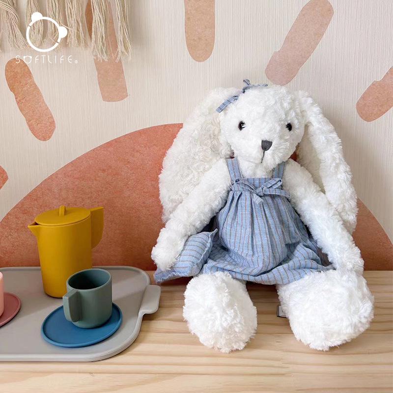 Little Rabbit Plush Doll - Comfort, Hug, and Sleep Toy for Girls
