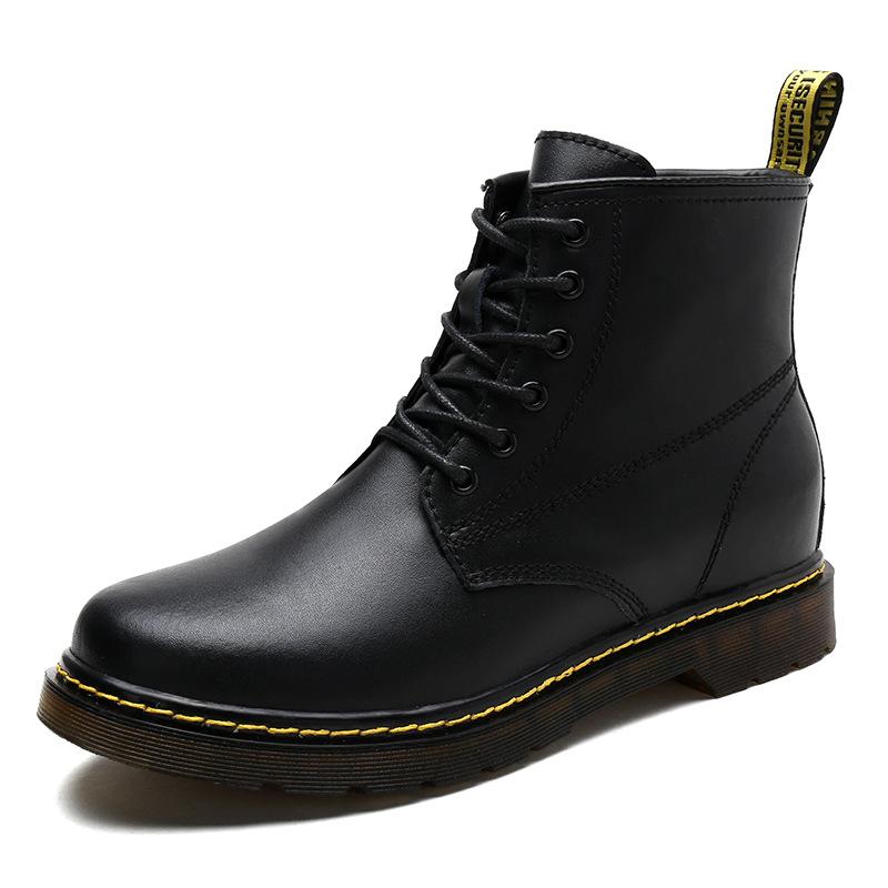 Martin Boots Inner Heightening Men's Shoes 10cm Men's Casual High-top Shoes Invisible Heightening Shoes 8cm Men's Trendy Shoes 6