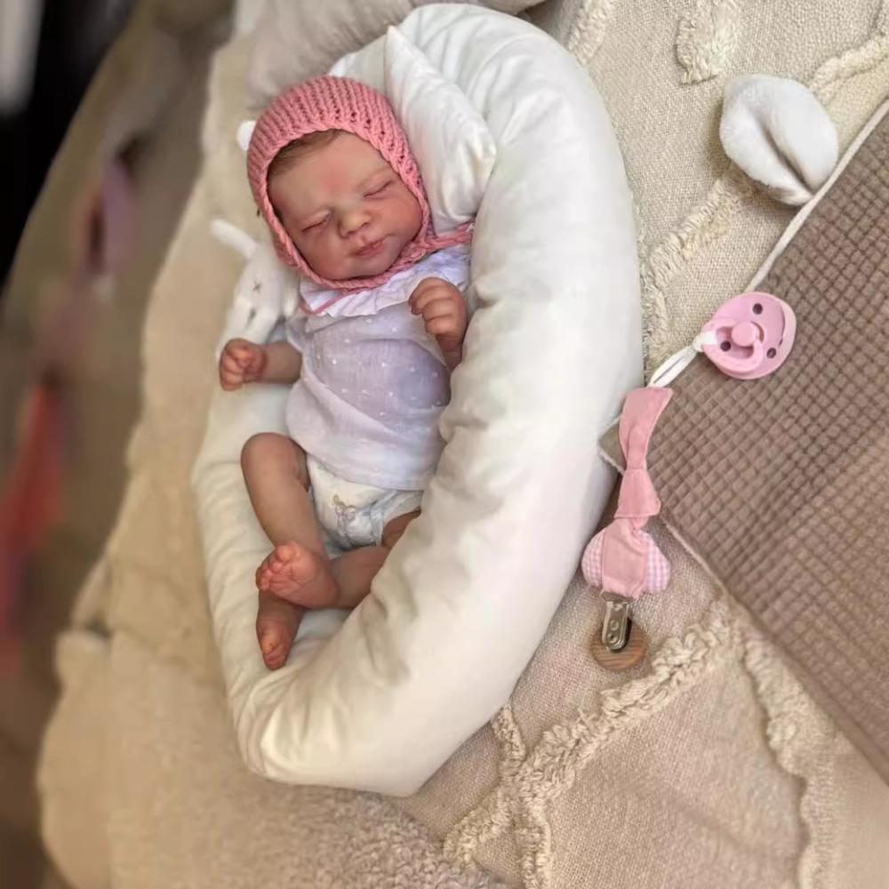 19palcové panenky Bebe Reborn pro batolata Pascale celovinilové nebo látkové tělo panenka pro novorozence Rozkošná spací panenka Hračky pro děti Dětské Vánoční překvapení Dárek